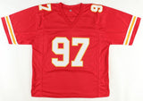 Felix Anudike-Uzomah Signed Kansas City Chiefs Jersey (Beckett) 2023 1st Rnd Pk.