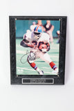 Terrell Davis Autographed 8x10 Photo with Plaque JSA COA