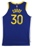 Stephen Curry "Finals MVP" Signed Blue Nike Icon Edition Authentic Jersey BAS W
