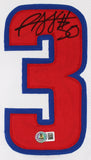 Rasheed Wallace Signed Detroit Pistons White Jersey (Beckett) 2004 NBA Champion