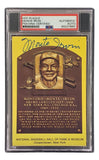 Monte Irvin Signed 4x6 New York Giants HOF Plaque Card PSA/DNA 85027860