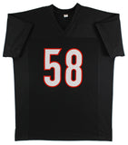 Joseph Ossai Authentic Signed Black Pro Style Jersey Autographed BAS Witnessed 2