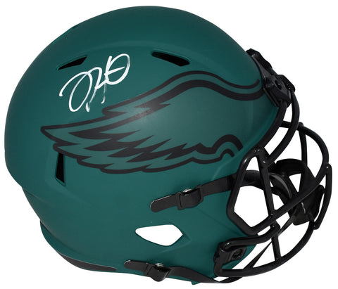 JALEN HURTS SIGNED PHILADELPHIA EAGLES RAVE FULL SIZE SPEED HELMET FANATICS