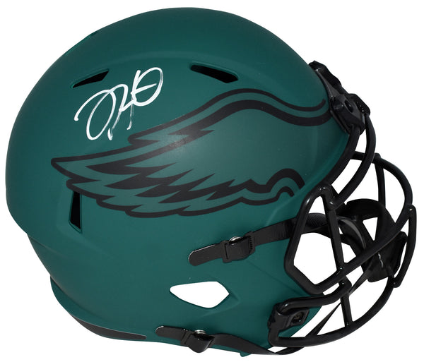 JALEN HURTS SIGNED PHILADELPHIA EAGLES RAVE FULL SIZE SPEED HELMET FANATICS