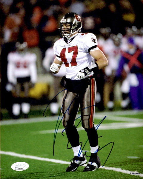 John Lynch HOF Tampa Bay Bucs Signed/Autographed 8x10 Photo JSA 161980