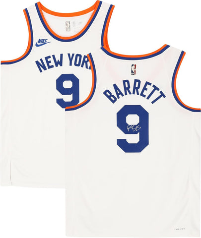 RJ Barrett New York Knicks Signed NikeYear 0 Swingman Jersey