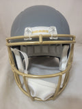 LUTHER BURDEN SIGNED CHICAGO BEARS F/S SLATE SPEED REPLICA HELMET BECKETT QR