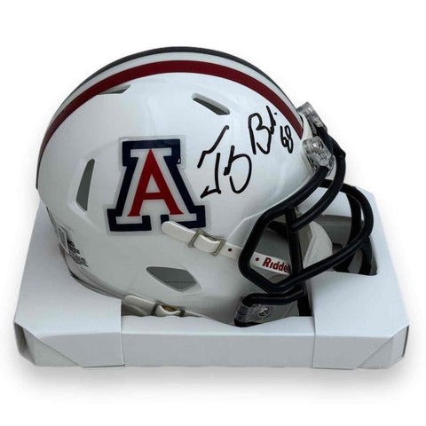 Tedy Bruschi Autographed Signed Arizona Wildcats Mini Helmet - Beckett