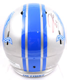 Jahmyr Gibbs Autographed Detroit Lions F/S Speed Helmet- Fanatics *Black