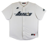 Astros Jeff Bagwell Authentic Signed White Nike CC Jersey Fanatics #ZL88440956