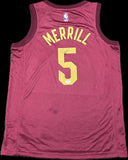 Sam Merrill Signed Jersey PSA Cleveland Cavaliers Autographed