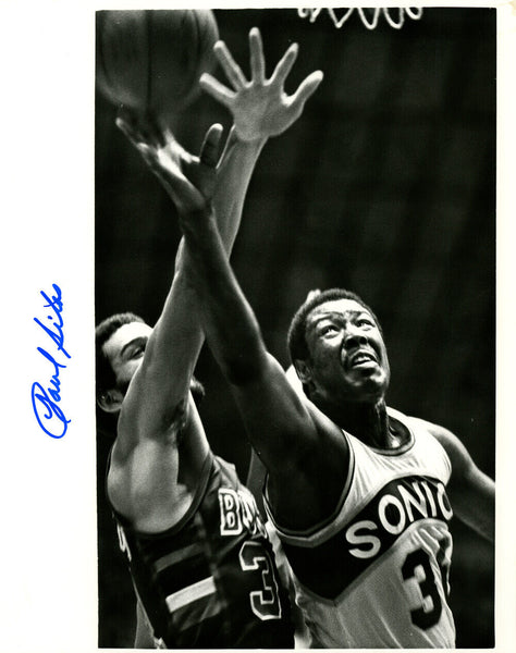 Paul Silas Autographed Signed 8x10 Photo Seattle Supersonics MCS Holo #70193