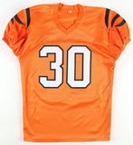 Ickey Woods Signed Cincinnati Bengals Pro Cut Jersey (JSA) Super Bowl XXIII RB