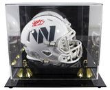 Commanders John Riggins Signed Salute To Service III Mini Helmet w/ Case BAS Wit