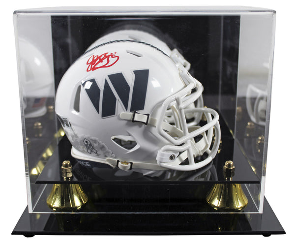 Commanders John Riggins Signed Salute To Service III Mini Helmet w/ Case BAS Wit