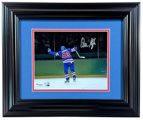 Quinn Hughes Team USA 2026 Olympic OT Goal Signed 8x10 Photo Fanatics Gold Medal