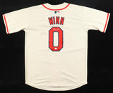 Masyn Winn Signed St Louis Cardinals Nike Authentic Cream Jersey (JSA) Shortstop