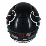 Dalton Schultz Autographed (Blue Ink) Texans Authentic Speedflex Helmet Beckett