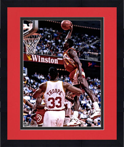 Signed Dominique Wilkins Hawks 16x20 Photo