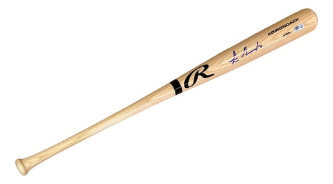 Luiz Gonzales Arizona Diamondbacks Signed Tan Rawlings Bat BAS