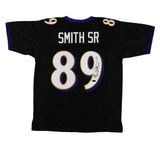 Steve Smith Sr Signed Baltimore Black Custom Jersey