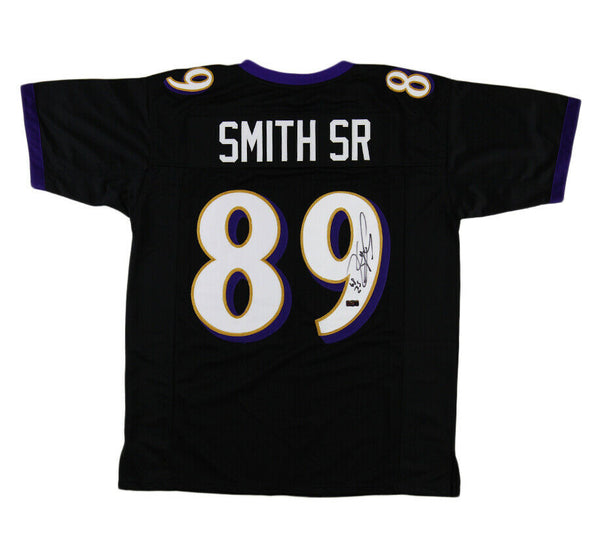 Steve Smith Sr Signed Baltimore Black Custom Jersey