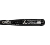 Rickey Henderson Signed Cooperstown Hall of Fame Black MLB Bat - "Man of Steel"