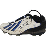 Chris Warren Signed Dallas Cowboys Game Used Sz 13 Adidas Cleats Beckett 54988