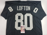 James Lofton Signed Oakland Raiders Jersey Inscribed "HOF 03" (JSA) 1978-1986