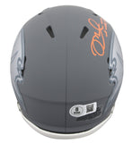 Buccaneers Mike Alstott Signed Slate Speed Mini Helmet W/ Case BAS Witnessed