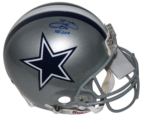 Cowboys Emmitt Smith 'HOF 2010' Signed Authentic Full Size Helmet PSA/DNA