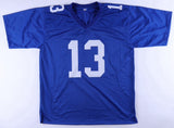 Odell Beckham Jr Signed New York Giants Home Jersey (Beckett) 3xPro Bowl WR