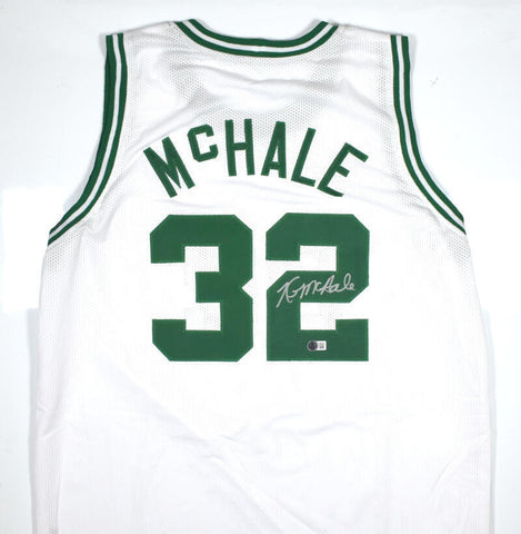 Kevin McHale Autographed White Pro Style Basketball Jersey-Beckett W Hologram