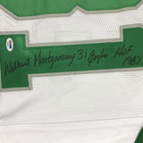 Autographed/Signed Wilbert Montgomery Inscribed Philadelphia White Football Jers