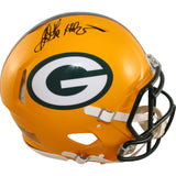 Sterling Sharpe Autographed Green Bay Packers Authentic Helmet HOF Beckett 51030