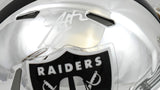 Ashton Jeanty Autographed Las Vegas Raiders Chrome Speed Mini Helmet - Beckett W
