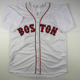 Autographed/Signed Jonathan Papelbon Boston White Baseball Jersey JSA COA