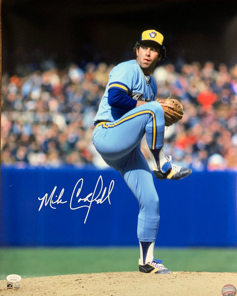Milw Brewers 1982 AL Champion MIKE CALDWELL Signed 16x20 Photo #5 AUTO - JSA