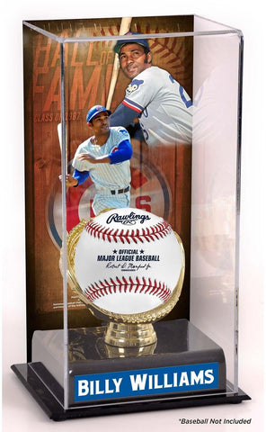 Billy Williams Chicago Cubs Hall of Fame Sublimated Display Case with Image