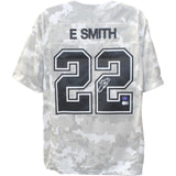 Emmitt Smith Autographed Dallas Cowboys Nike Arctic XL Jersey Beckett 50758