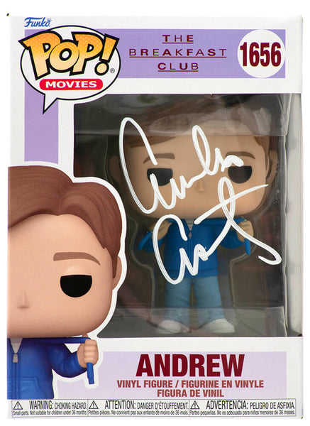 Emilio Estevez Signed The Breakfast Club Andrew Funko Pop #1656 - (SCHWARTZ COA)