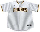 JACKSON MERRILL SIGNED SAN DIEGO PADRES #3 WHITE NIKE JERSEY MLB AUTH