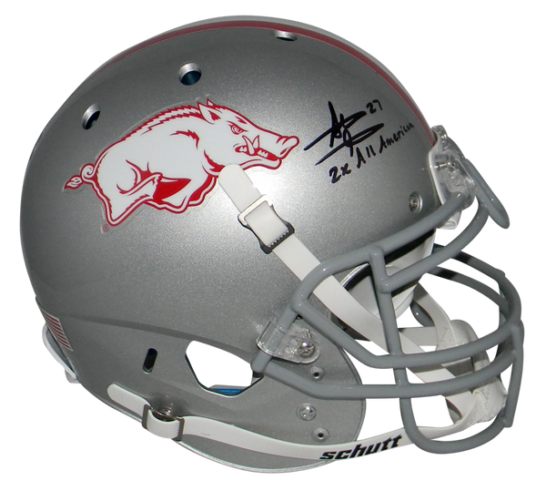 authentic full size arkansas razorback football helmet Razorbacks Helmet Features Arkansas Razorbacks 4' x 4'