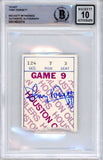 Tony Dorsett Autographed 11/22/1979 vs Oilers Ticket Stub Beckett Slab 39206