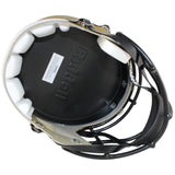 Travis Hunter Autographed Colorado Buffaloes F/S Gold Helmet Beckett W 53366