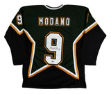 Mike Modano Authentic Signed Green Pro Style Jersey Autographed BAS Witnessed 2
