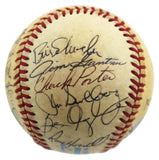 1984 Brewers (25) Yount, Sutton Authentic Signed Oal Baseball BAS #AC01897