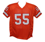 Derrick Brooks Autographed/Signed Pro Style Orange XL Jersey HOF Beckett 33972