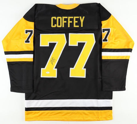 Paul Coffey Signed Penguin Jersey (JSA COA) Pittsburgh 1991 Stanley Cup Champion