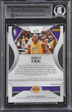 Lakers Shaquille O'Neal Signed 2019 Panini Prizm Silver #11 Card BAS Slabbed